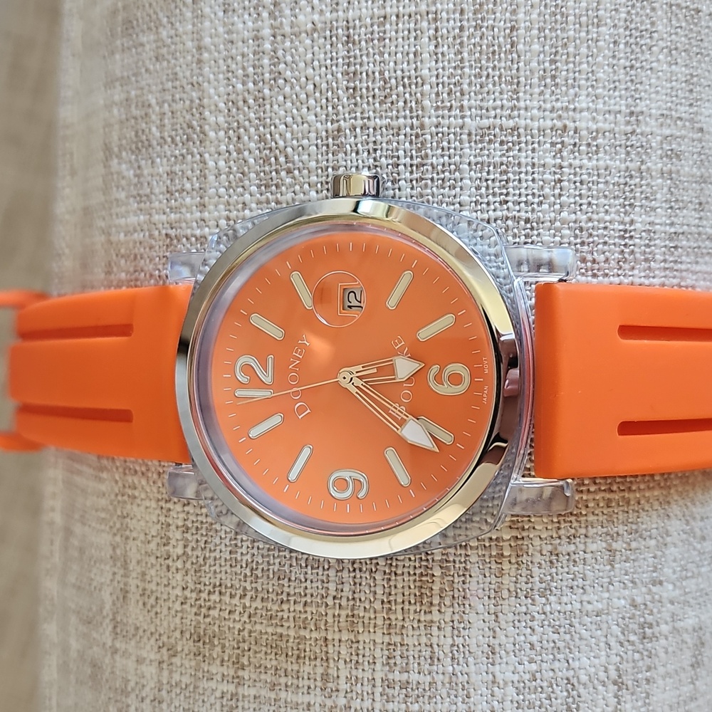 Dooney & Bourke Sports Watch, Orange